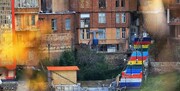 طولانی‌ترین پله‌های رنگ‌رنگی ایران در «پاوه»