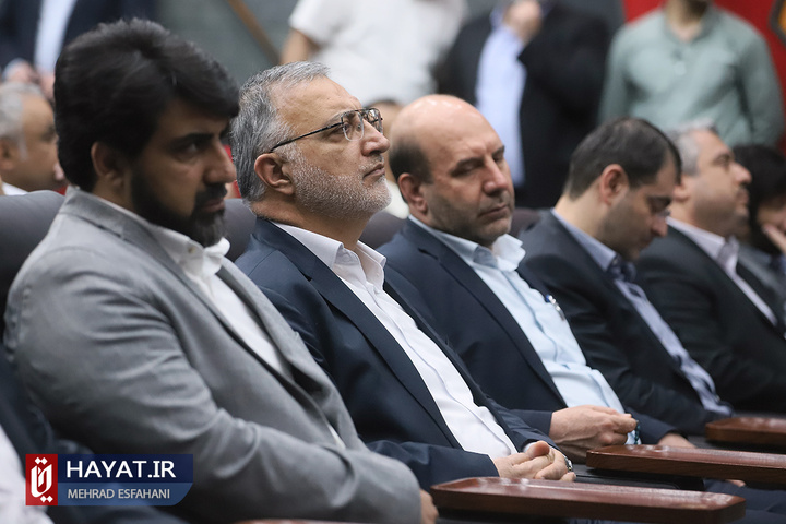 برگزاری نشست خبری شهردار تهران با خبرنگاران