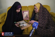 تصاویر/ دیدار و گفتگو با مادر شهید علی خانبابایی