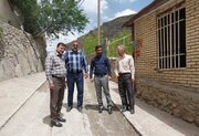 پیاده‌روسازی و آسفالت روستای دروان در کرج آغاز شد