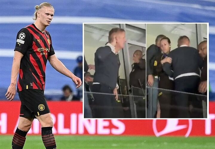 توهین پدر هالند به هواداران رئال مادرید  توهین پدر هالند به هواداران رئال مادرید