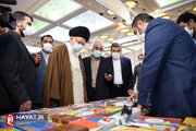 تصاویر/ بازدید رهبر معظم انقلاب از سی و چهارمین نمایشگاه بین‌المللی کتاب تهران