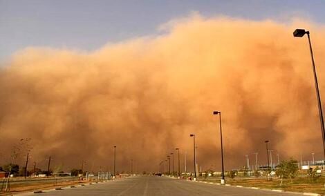 تشکیل توده خاک در عراق؛ این سامانه دوشنبه وارد کشور میشود تشکیل توده خاک در عراق؛ این سامانه دوشنبه وارد کشور میشود