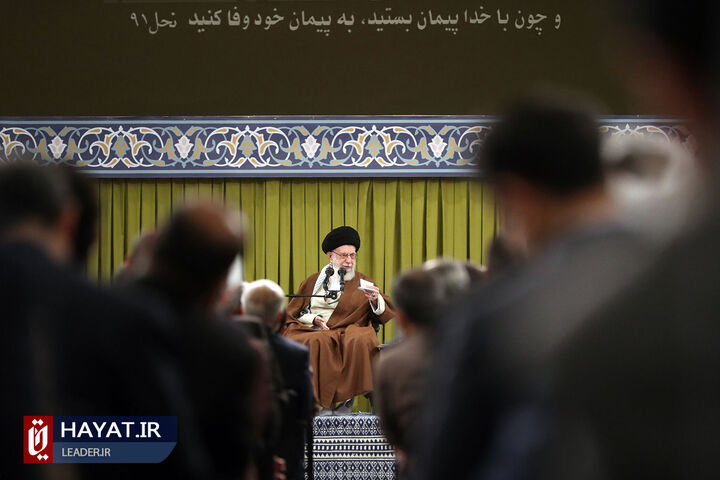 دیدار نمایندگان مجلس شورای اسلامی با رهبر معظم انقلاب