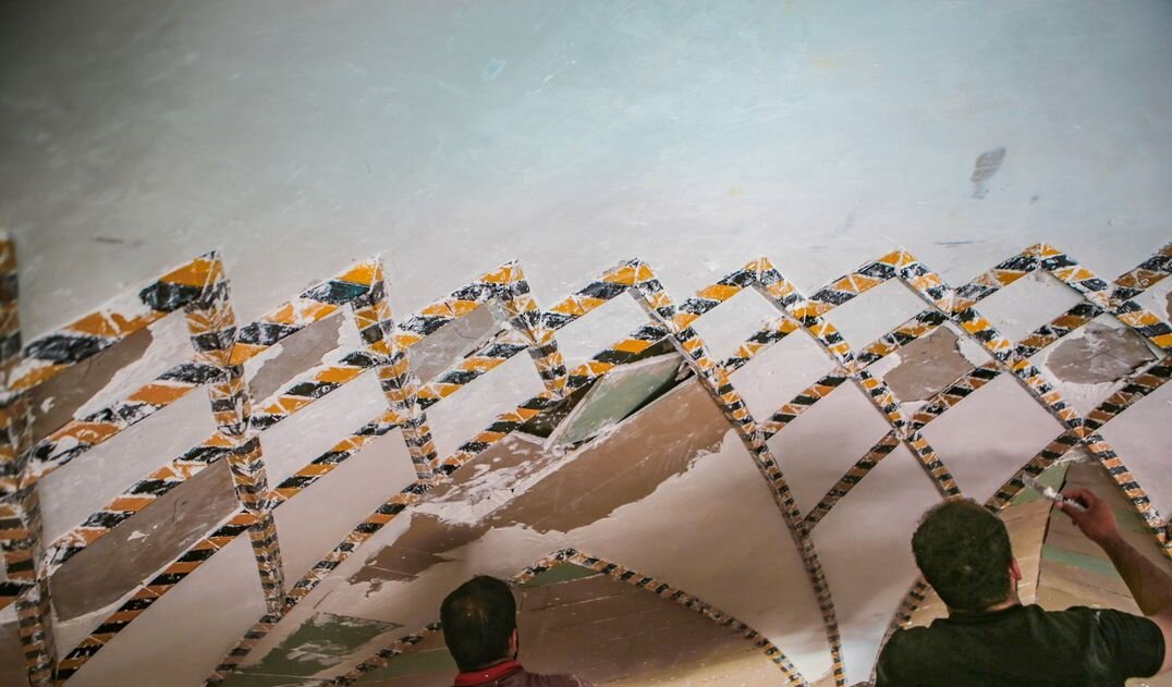 آغاز بازسازی قدیمیترین ورودی حرم حضرت عباس(ع) +عکس