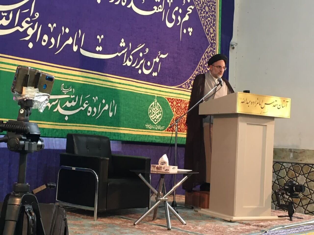 حجت الاسلام خاموشی: امامزاده عبدالله(ع) به قطب فرهنگی ری تبدیل شود