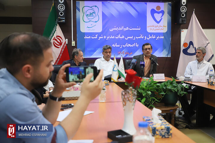 نشست هم اندیشی مدیرعامل و نایب رئیس هیئت مدیره شرکت متد با اصحال رسانه