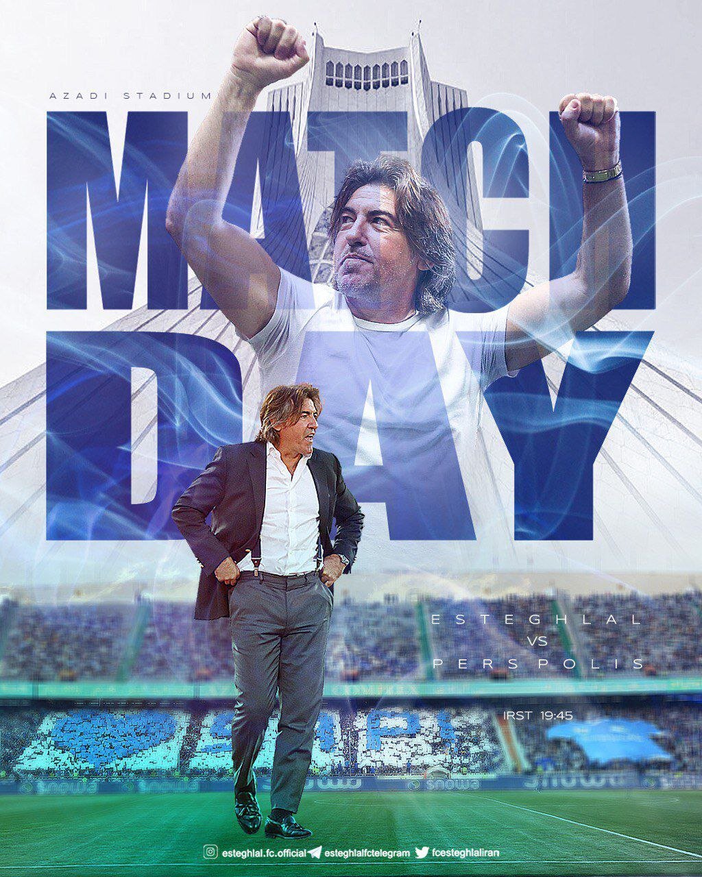 عکس/ پوستر باشگاه استقلال به مناسبت دربی