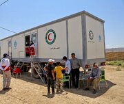 ارائه خدمات درمانی توسط سه کاروان سلامت در خوزستان