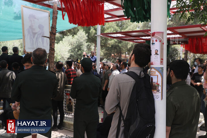 تشییع پیکر مطهر شهید فاطمیون محمد جعفری گنجی