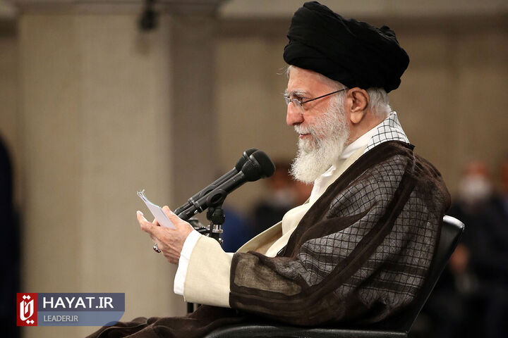 دیدار رهبر معظم انقلاب با دانشمندان، کارشناسان و مسئولان صنعت هسته‌ای
