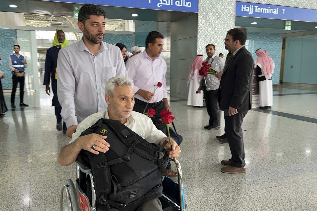 ورود کاروان جانبازان به سرزمین وحی