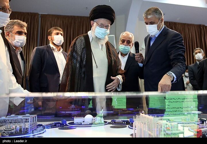 دستاوردهای صنعت هسته‌ای مورد حمایت و خرسندی امام خامنه‌ای قرار گرفت
