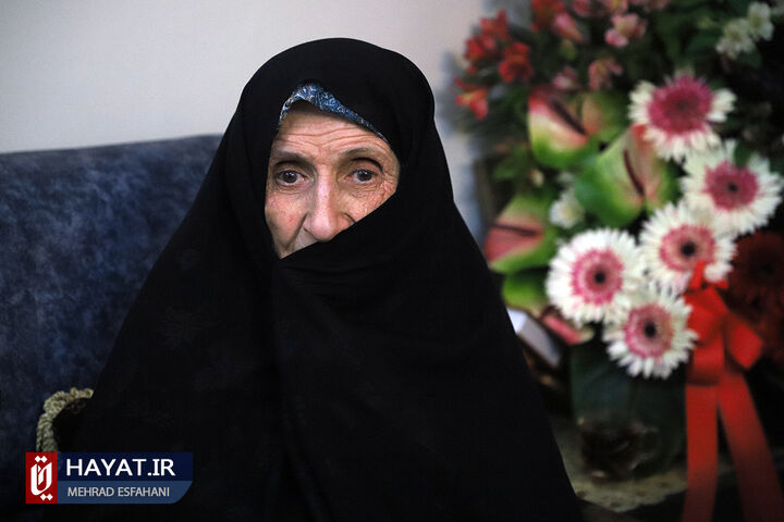 مادر شهید حمیدرضا کرم