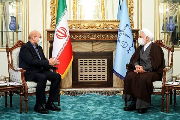 نشست مشترک مجلس و قوه قضائیه آغاز شد  نشست مشترک مجلس و قوه قضائیه آغاز شد