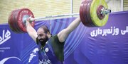 پایان اولین رکوردگیری تیم ملی وزنه‌برداری با درخشش آیت شریفی