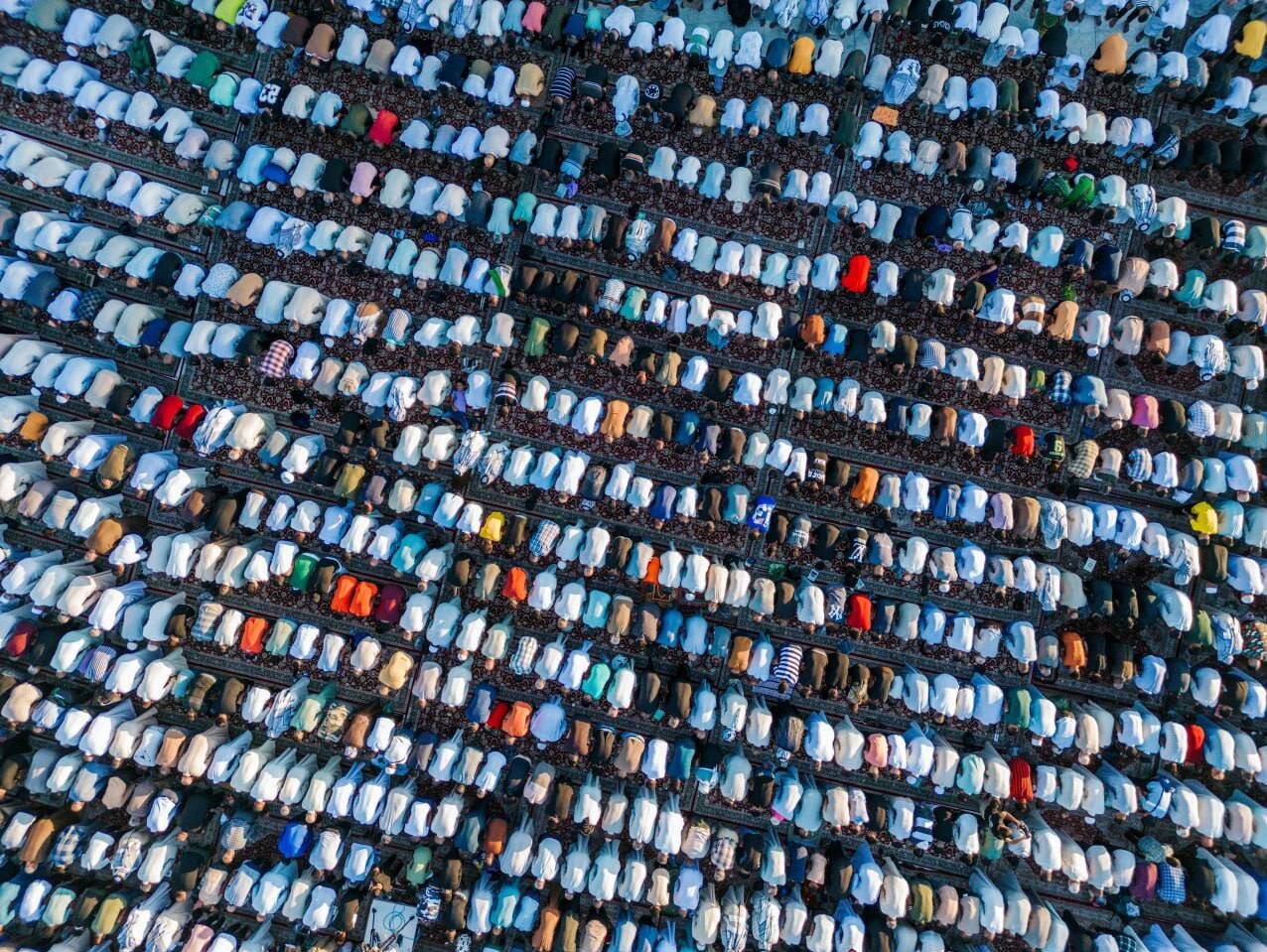 اقامه باشکوه نماز عید سعید قربان در بینالحرمین +تصاویر