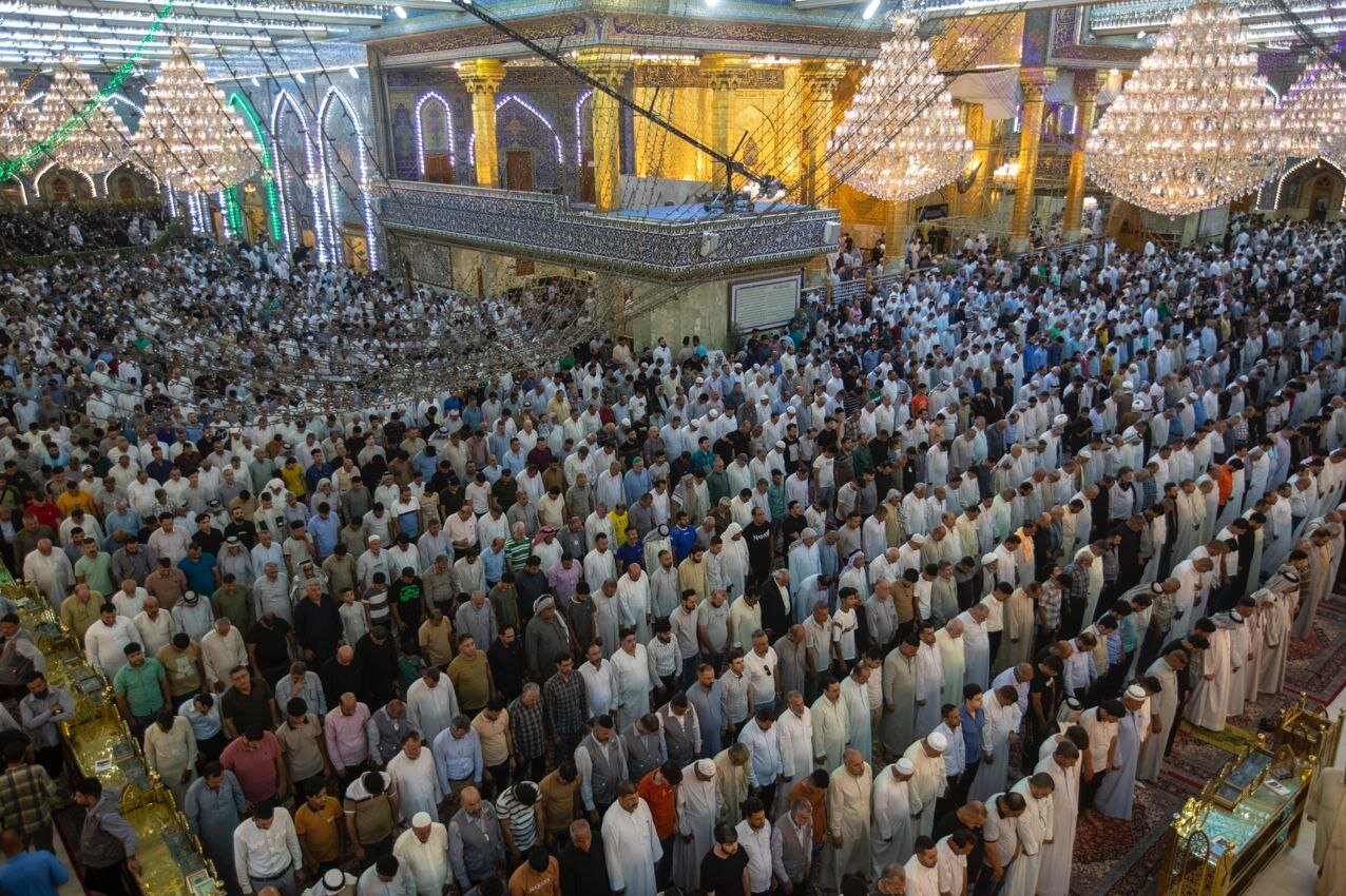 اقامه باشکوه نماز عید سعید قربان در بینالحرمین +تصاویر