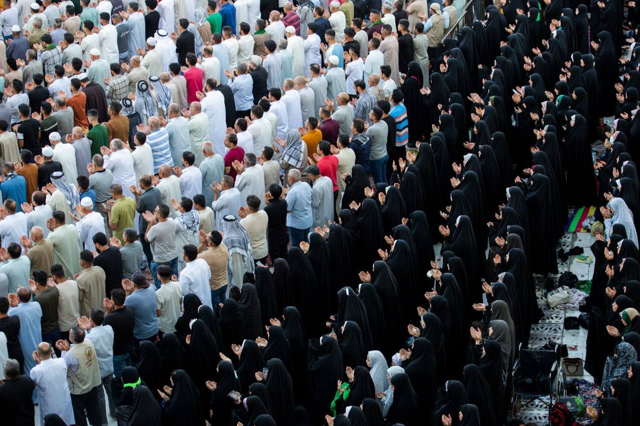 اقامه باشکوه نماز عید سعید قربان در بینالحرمین +تصاویر