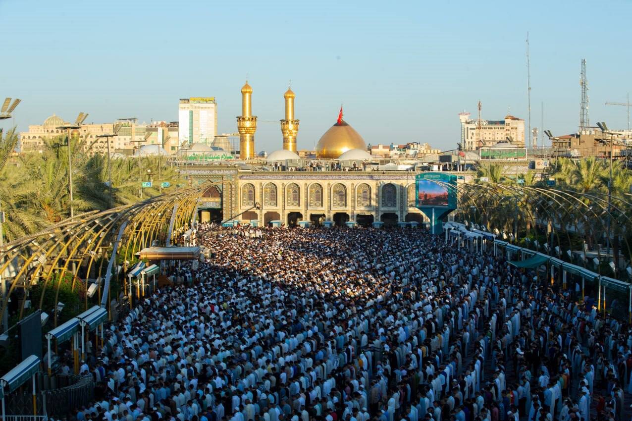 اقامه باشکوه نماز عید سعید قربان در بینالحرمین +تصاویر