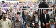 حضور رئیس جمهور در جمع نمازگزاران جمعه رفسنجان