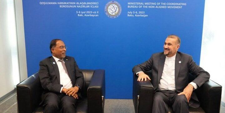 رایزنی وزیر خارجه مالزی با امیرعبداللهیان در باکو رایزنی وزیر خارجه مالزی با امیرعبداللهیان در باکو
