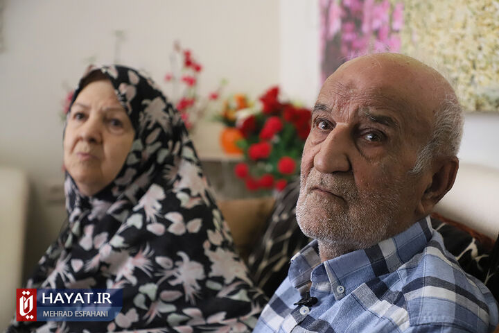 دیدار با والدین شهید جعفرعلی گروسی