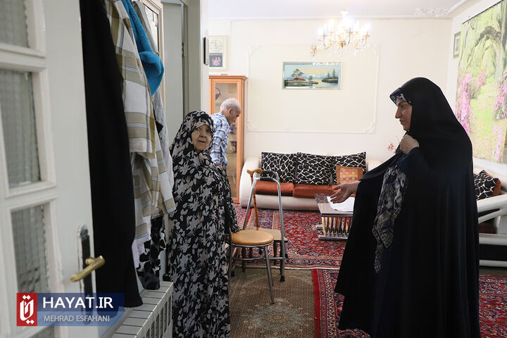 دیدار با والدین شهید جعفرعلی گروسی