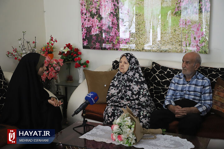 دیدار با والدین شهید جعفرعلی گروسی