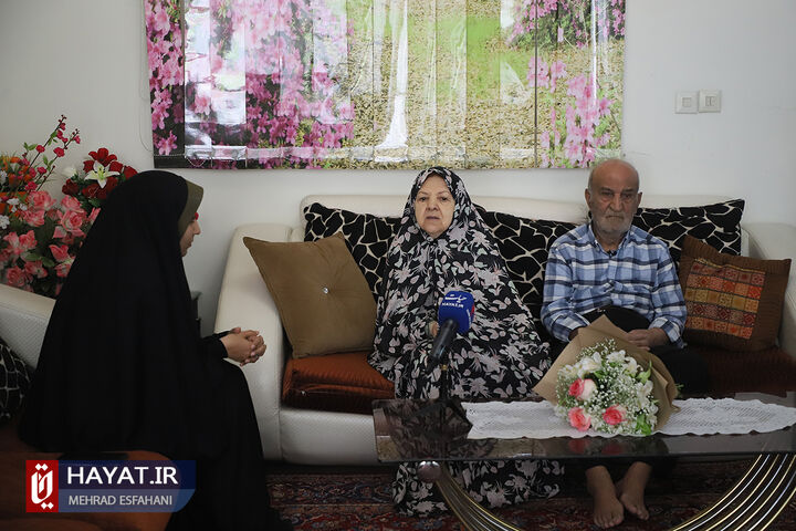 دیدار با والدین شهید جعفرعلی گروسی