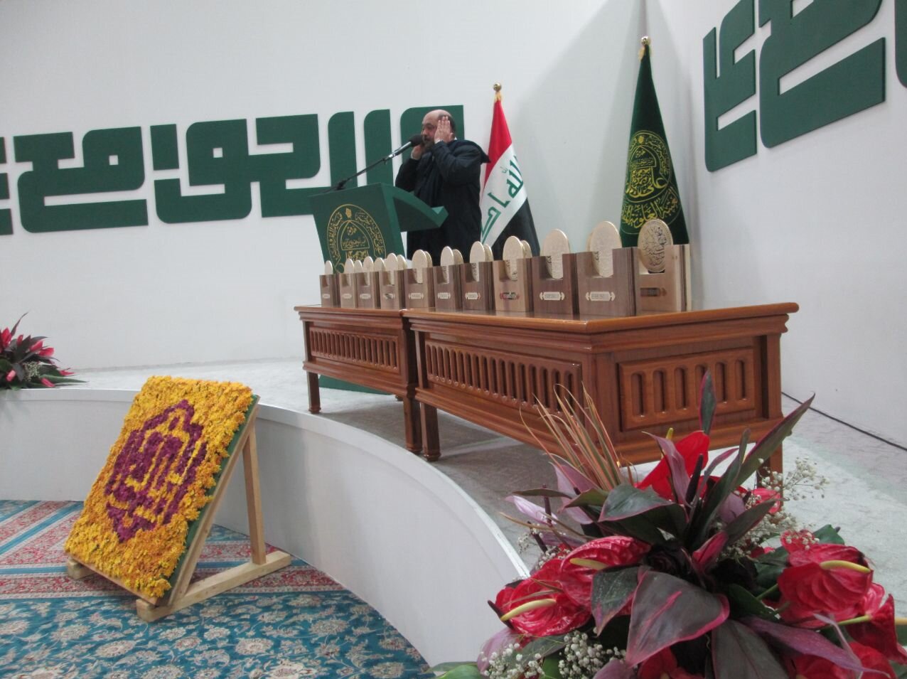 رونمایی از محراب بازسازی شده حرم علوی در نجف