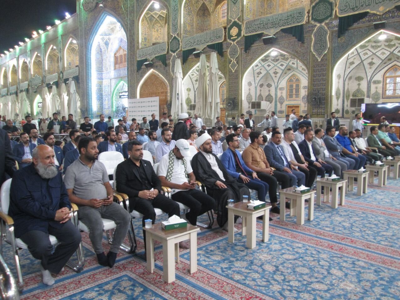 رونمایی از محراب بازسازی شده حرم علوی در نجف