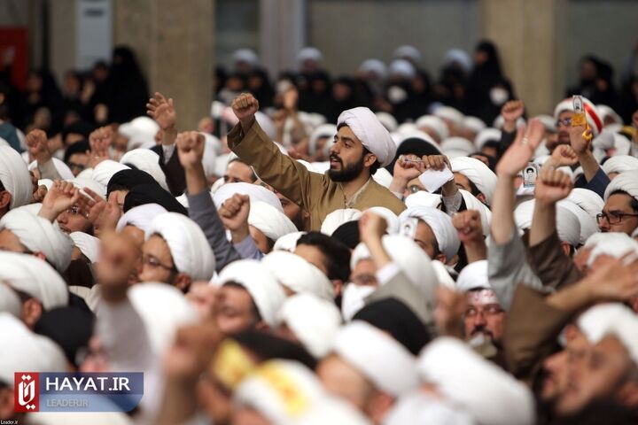 دیدار رهبر معظم انقلاب با جمعی از روحانیون، مبلغان و اساتید حوزه‌های علمیه کشور