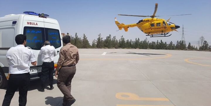 تصادف زنجیره ای در اتوبان تهران - قم/ اعزام بالگرد به محل حادثه تصادف زنجیره ای در اتوبان تهران - قم/ اعزام بالگرد به محل حادثه