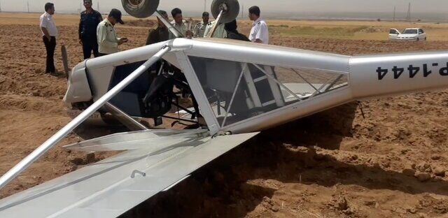 جزئیات سقوط هواپیمای سمپاشی در تاکستان؛ این حادثه تلفات جانی نداشت