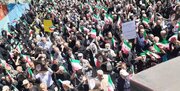 تظاهرات نمازگزاران مشهدی با هدف محکومیت اهانت به قرآن کریم