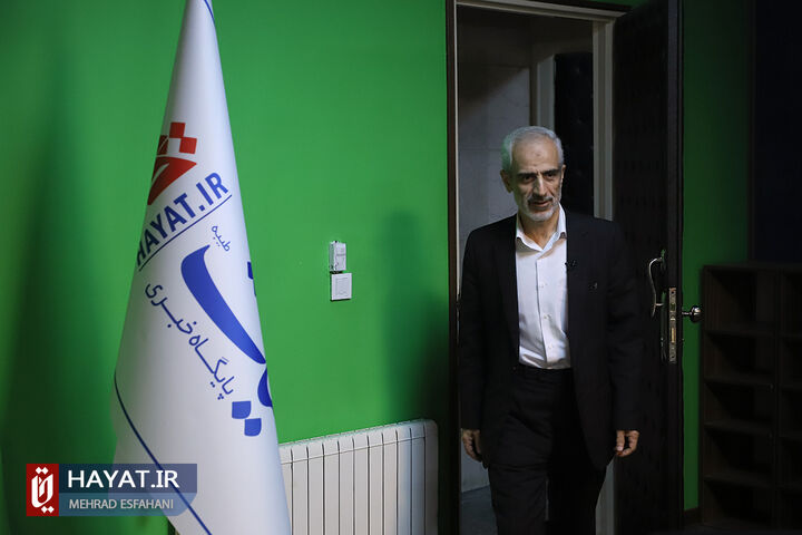 حضور علیرضا اسلامی در پایگاه خبری حیات