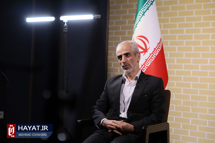 حضور علیرضا اسلامی در پایگاه خبری حیات