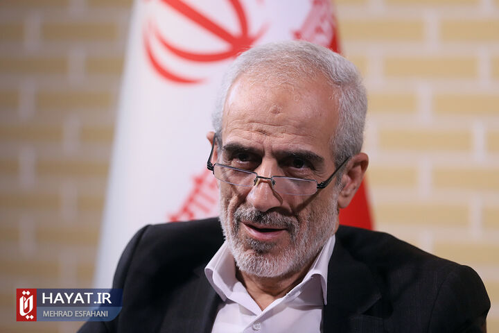 حضور علیرضا اسلامی در پایگاه خبری حیات