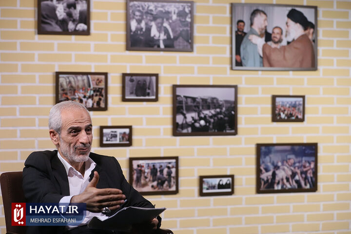 حضور علیرضا اسلامی در پایگاه خبری حیات