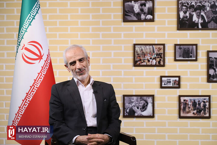 حضور علیرضا اسلامی در پایگاه خبری حیات