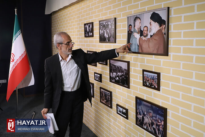 حضور علیرضا اسلامی در پایگاه خبری حیات