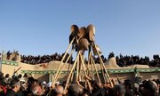 روایت تدفین شهدای کربلا در «بیل‌گردانی» گرمه