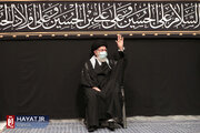 تصاویر/ اولین شب مراسم عزاداری حضرت اباعبدالله الحسین (علیه‌السلام) با حضور رهبر انقلاب