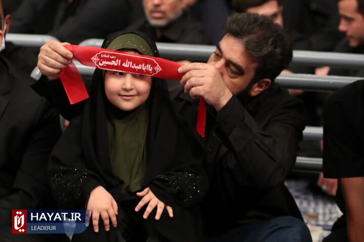 مراسم عزاداری شب عاشورای حسینی با حضور رهبر انقلاب