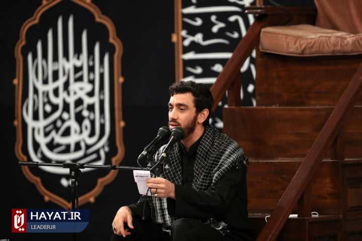مراسم عزاداری شب عاشورای حسینی با حضور رهبر انقلاب
