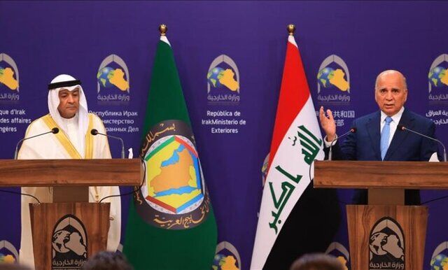 استقبال فواد حسین و دبیرکل شورای همکاری خلیج فارس از روابط تهران و ریاض استقبال فواد حسین و دبیرکل شورای همکاری خلیج فارس از روابط تهران و ریاض