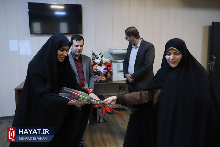 حضور مدیرکل امور شاهد و ایثارگران وزارت آموزش و پرورش در پایگاه خبری حیات