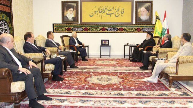 هیات پارلمانی ایران با سید حسن نصرالله دیدار کرد هیات پارلمانی ایران با سید حسن نصرالله دیدار کرد