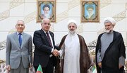استقبال نوروزی از رئیس مجلس الجزایر در فرودگاه امام خمینی (ره)